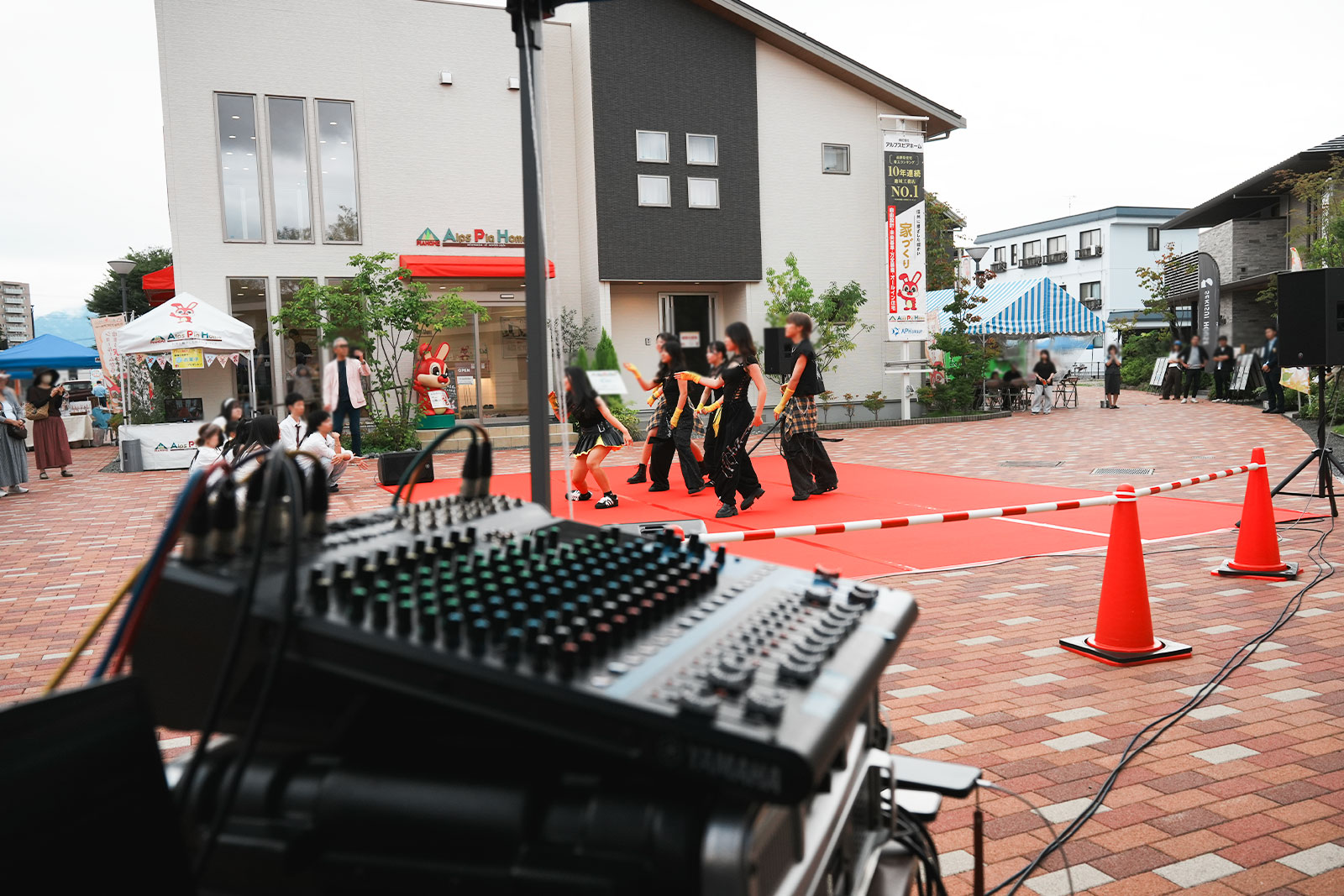住宅公園内イベントPA
