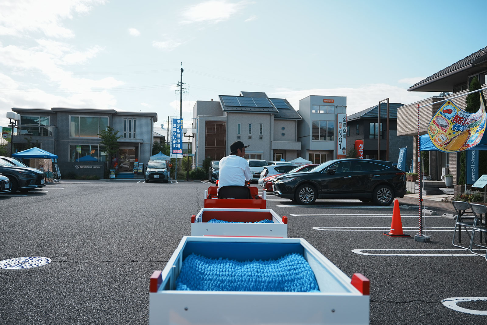 私もロードトレインに乗車しました